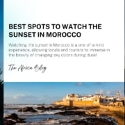 Watching the sunset in Morocco is a one-of-a-kind experience, allowing locals and tourists to immerse in the beauty of changing sky colors during dusk!