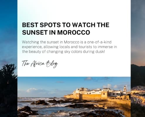 Watching the sunset in Morocco is a one-of-a-kind experience, allowing locals and tourists to immerse in the beauty of changing sky colors during dusk!