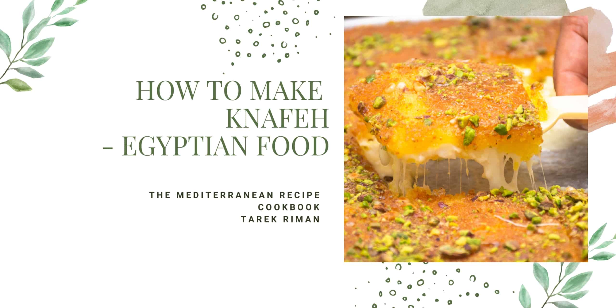 Knafeh is a famous Egyptian dessert prepared throughout the Middle East. You can find it in almost all Middle Eastern restaurants and consume it to satisfy your taste buds, thanks to the delicious, rich, sweet flavors of cheese and syrup. Let us get started with the Knafeh recipe. Read on!